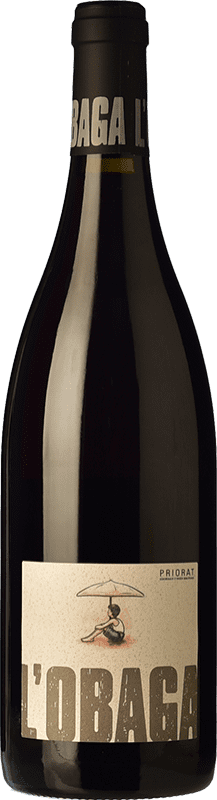 14,95 € Envío gratis | Vino tinto Vinícola del Priorat L'Obaga Tinto Joven D.O.Ca. Priorat Cataluña España Syrah, Garnacha Botella 75 cl