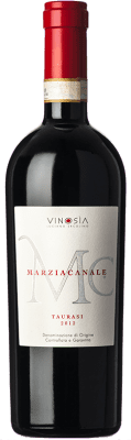 25,95 € Spedizione Gratuita | Vino rosso Vinosìa Marziacanale D.O.C.G. Taurasi Campania Italia Aglianico Bottiglia 75 cl