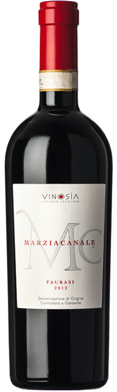26,95 € Envio grátis | Vinho Tinto Vinosìa Marziacanale D.O.C.G. Taurasi Campania Itália Aglianico 75 cl
