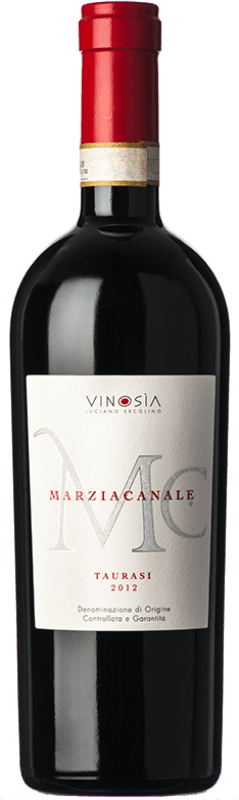 25,95 € Envío gratis | Vino tinto Vinosìa Marziacanale D.O.C.G. Taurasi Campania Italia Aglianico Botella 75 cl