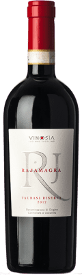 28,95 € Spedizione Gratuita | Vino rosso Vinosìa Rajamagra Riserva D.O.C.G. Taurasi Campania Italia Aglianico Bottiglia 75 cl