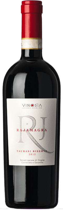 28,95 € Envío gratis | Vino tinto Vinosìa Rajamagra Reserva D.O.C.G. Taurasi Campania Italia Aglianico Botella 75 cl