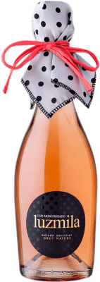 21,95 € Envio grátis | Espumante rosé Vinos La Zorra Luzmila Rosado Ancestral Brut Nature D.O.P. Vino de Calidad Sierra de Salamanca Castela e Leão Espanha Tempranillo, Rufete Garrafa 75 cl