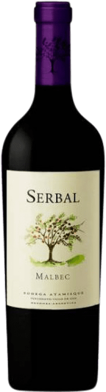 12,95 € Free Shipping | Red wine Tierras Atamisque Serbal I.G. Valle de Uco Mendoza Argentina Malbec Bottle 75 cl