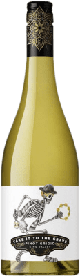 16,95 € Spedizione Gratuita | Vino bianco Take It To The Grave I.G. Tumbarumba Nueva Gales Australia Pinot Grigio Bottiglia 75 cl