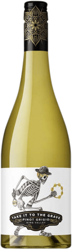 16,95 € Envio grátis | Vinho branco Take It To The Grave I.G. Tumbarumba Nueva Gales Austrália Pinot Cinza Garrafa 75 cl