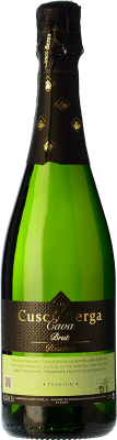 10,95 € 送料無料 | 白のスパークリングワイン Cuscó Berga Brut — ブリュット Premium — プレミアム レセルバ D.O. Cava スペイン Macabeo — マカベオ, Xarel·lo — チャレッロ, Parellada — パレリャーダ 75 cl