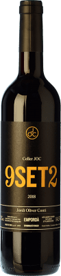 15,95 € 免费送货 | 红酒 JOC 9Set2 橡木 D.O. Empordà 加泰罗尼亚 西班牙 Merlot, Grenache, Cabernet Sauvignon, Cabernet Franc 瓶子 75 cl