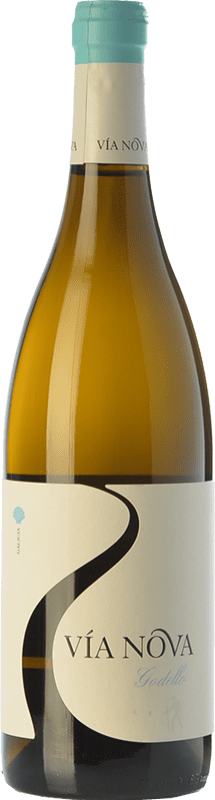 10,95 € Envío gratis | Vino blanco Virxe de Galir Via Nova D.O. Valdeorras Galicia España Godello Botella 75 cl