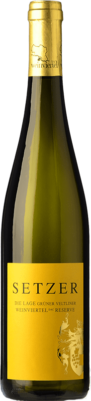 24,95 € Envio grátis | Vinho branco Setzer Die Lage Crianza I.G. Niederösterreich Niederösterreich Áustria Grüner Veltliner Garrafa 75 cl