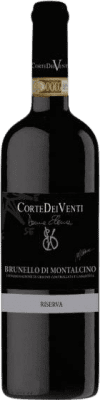 89,95 € Envio grátis | Vinho tinto Corte dei Venti Reserva D.O.C.G. Brunello di Montalcino Tuscany Itália Sangiovese Garrafa 75 cl