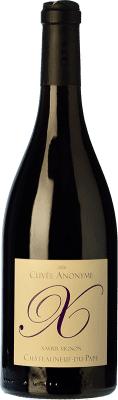 79,95 € Бесплатная доставка | Красное вино Xavier Vignon Cuvée Anonyme старения A.O.C. Châteauneuf-du-Pape Рона Франция Grenache, Mourvèdre, Counoise бутылка 75 cl