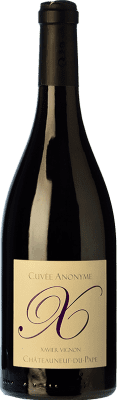 59,95 € Spedizione Gratuita | Vino Rosso Xavier Vignon Anonyme Cuvée, Non Filtrato Crianza — Invecchiato in Botte A.O.C. Châteauneuf-du-Pape Rhône Francia Garnacha — Grenache, Mourvèdre, Counoise 75 cl