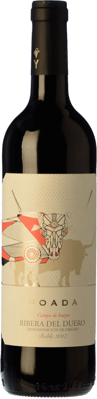 8,95 € Spedizione Gratuita | Vino rosso Yllera Boada Quercia D.O. Ribera del Duero Castilla y León Spagna Tempranillo Bottiglia 75 cl