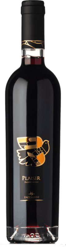 14,95 € Kostenloser Versand | Süßer Wein Zaccagnini Passito Rosso Plaisir I.G.T. Colline Pescaresi Abruzzen Italien Montepulciano Medium Flasche 50 cl