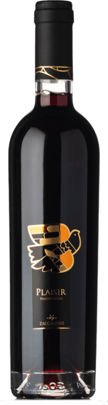 15,95 € Envio grátis | Vinho doce Zaccagnini Passito Rosso Plaisir I.G.T. Colline Pescaresi Abruzzo Itália Montepulciano Garrafa Medium 50 cl