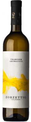 10,95 € Spedizione Gratuita | Vino bianco Zorzettig Traminer D.O.C. Colli Orientali del Friuli Friuli-Venezia Giulia Italia Gewürztraminer Bottiglia 75 cl