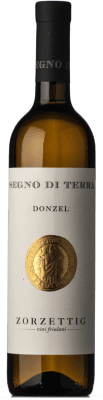 16,95 € Spedizione Gratuita | Vino bianco Zorzettig Donzel Segno di Terra D.O.C. Colli Orientali del Friuli Friuli-Venezia Giulia Italia Chardonnay, Sauvignon, Friulano Bottiglia 75 cl