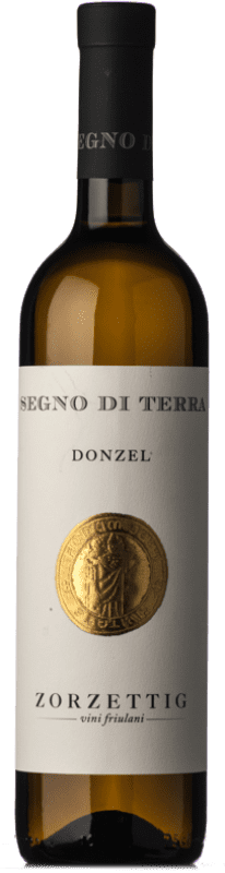 16,95 € Бесплатная доставка | Белое вино Zorzettig Donzel Segno di Terra D.O.C. Colli Orientali del Friuli Фриули-Венеция-Джулия Италия Chardonnay — Шардоне, Sauvignon — Совиньон, Friulano — Фриулано Бутылка 75 cl