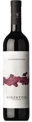 15,95 € Бесплатная доставка | Красное вино Zorzettig D.O.C. Colli Orientali del Friuli Фриули-Венеция-Джулия Италия Schioppettino бутылка 75 cl