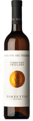 17,95 € Бесплатная доставка | Белое вино Zorzettig Segno di Terra D.O.C. Colli Orientali del Friuli Фриули-Венеция-Джулия Италия Verduzzo Friulano бутылка 75 cl