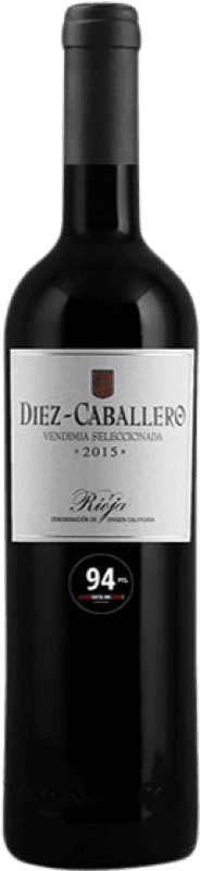 22,95 € Бесплатная доставка | Красное вино Diez-Caballero Vendimia Seleccionada D.O.Ca. Rioja Ла-Риоха Испания Tempranillo бутылка 75 cl