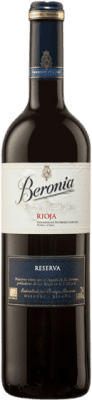 33,95 € Бесплатная доставка | Красное вино Beronia Резерва D.O.Ca. Rioja Ла-Риоха Испания Tempranillo — Темпранильо, Graciano — Грасиано, Mazuelo — Масуэло Бутылка Магнум 1,5 L