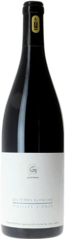 22,95 € Бесплатная доставка | Красное вино Le Clos des Grillons Terres Blanches Vieilles Vignes Рона Франция Syrah, Grenache Tintorera бутылка 75 cl