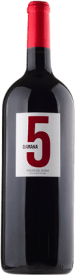 26,95 € Envío gratis | Vino tinto Tábula Damana 5 D.O. Ribera del Duero Castilla y León España Tempranillo Botella Magnum 1,5 L