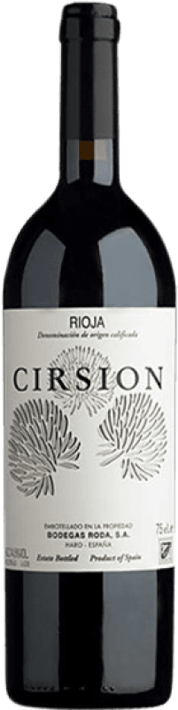 445,95 € Kostenloser Versand | Rotwein Bodegas Roda Cirsion D.O.Ca. Rioja La Rioja Spanien Tempranillo, Graciano Magnum-Flasche 1,5 L