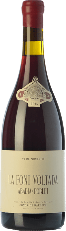 46,95 € Бесплатная доставка | Красное вино Abadia de Poblet La Font Voltada Crianza — Крианса D.O. Conca de Barberà Каталония Испания Trepat — Трепат Бутылка 75 cl