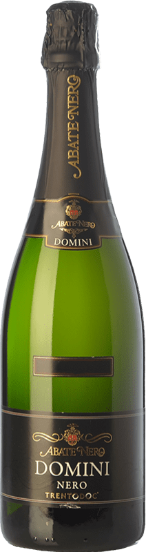 38,95 € Envoi gratuit | Vin Mousseux Blanc Abate Nero Domini Nero Brut D.O.C. Trento Trentin Italie Pinot Noir Bouteille 75 cl