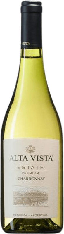 14,95 € 免费送货 | 白酒 Altavista Premium I.G. Mendoza 门多萨 阿根廷 Chardonnay 瓶子 75 cl