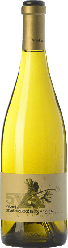 26,95 € Бесплатная доставка | Белое вино Abel Mendoza 5V D.O.Ca. Rioja Ла-Риоха Испания Viura, Malvasía, Grenache White бутылка 75 cl