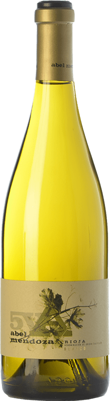 27,95 € Envío gratis | Vino Blanco Abel Mendoza 5V D.O.Ca. Rioja La Rioja España Garnacha, Viura, Malvasía Botella 75 cl
