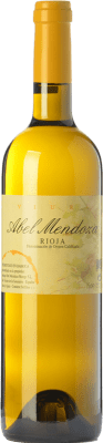 33,95 € Envío gratis | Vino blanco Abel Mendoza Crianza D.O.Ca. Rioja La Rioja España Viura Botella 75 cl