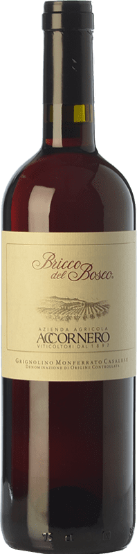 15,95 € Бесплатная доставка | Красное вино Accornero Bricco del Bosco D.O.C. Grignolino del Monferrato Casalese Пьемонте Италия Grignolino — Гриньолино Бутылка 75 cl