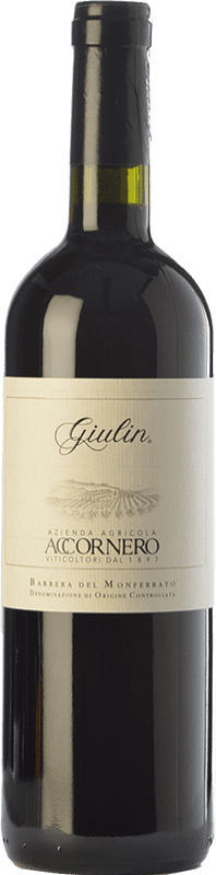15,95 € Бесплатная доставка | Красное вино Accornero Giulin D.O.C. Barbera del Monferrato Пьемонте Италия Barbera бутылка 75 cl