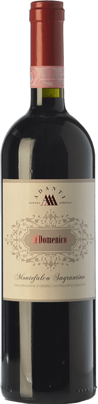 43,95 € Spedizione Gratuita | Vino rosso Adanti Il Domenico D.O.C.G. Sagrantino di Montefalco Umbria Italia Sagrantino Bottiglia 75 cl