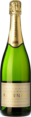 9,95 € Envoi gratuit | Blanc mousseux Adernats Brut Nature Réserve D.O. Cava Catalogne Espagne Macabeo, Xarel·lo, Parellada Bouteille 75 cl