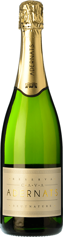 9,95 € Free Shipping | White Sparkling Wine Adernats Brut Nature Reserve — Aged D.O. Cava Catalonia Spain Macabeo, Xarel·lo, Parellada Bottle 75 cl