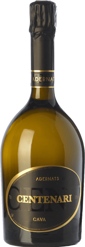 34,95 € Free Shipping | White Sparkling Wine Adernats Centenari Brut Nature Reserve — Aged D.O. Cava Catalonia Spain Macabeo Bottle 75 cl