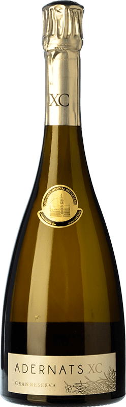 28,95 € Free Shipping | White Sparkling Wine Adernats XC Grand Reserve — Long Barrel-Aged D.O. Cava Catalonia Spain Xarel·lo Bottle 75 cl