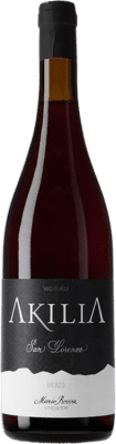 16,95 € Free Shipping | Red wine Akilia Villa San Lorenzo Crianza D.O. Bierzo Castilla y León Spain Mencía Bottle 75 cl