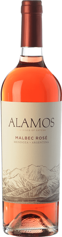 12,95 € Бесплатная доставка | Розовое вино Alamos Rosé I.G. Mendoza Мендоса Аргентина Malbec бутылка 75 cl