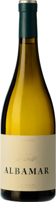 13,95 € Envío gratis | Vino blanco Albamar D.O. Rías Baixas Galicia España Albariño Botella 75 cl