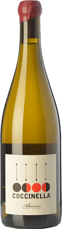 29,95 € Envío gratis | Vino blanco Nanclares Coccinella Crianza D.O. Rías Baixas Galicia España Albariño Botella 75 cl