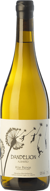 21,95 € Envío gratis | Vino blanco Nanclares Dandelión Crianza D.O. Rías Baixas Galicia España Albariño Botella 75 cl