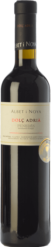 25,95 € Envío gratis | Vino Dulce Albet i Noya Adrià D.O. Penedès Cataluña España Merlot, Syrah Eco — Ecológico Botella Medium 50 cl