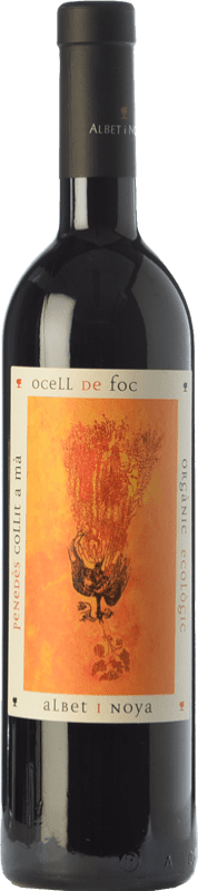 13,95 € Бесплатная доставка | Красное вино Albet i Noya Ocell de Foc Crianza — Крианса D.O. Penedès Каталония Испания Marcelan — Марселан, Caladoc — Каладок, Arinarnoa — Аринарноа Eco — Эко Био Органический 75 cl